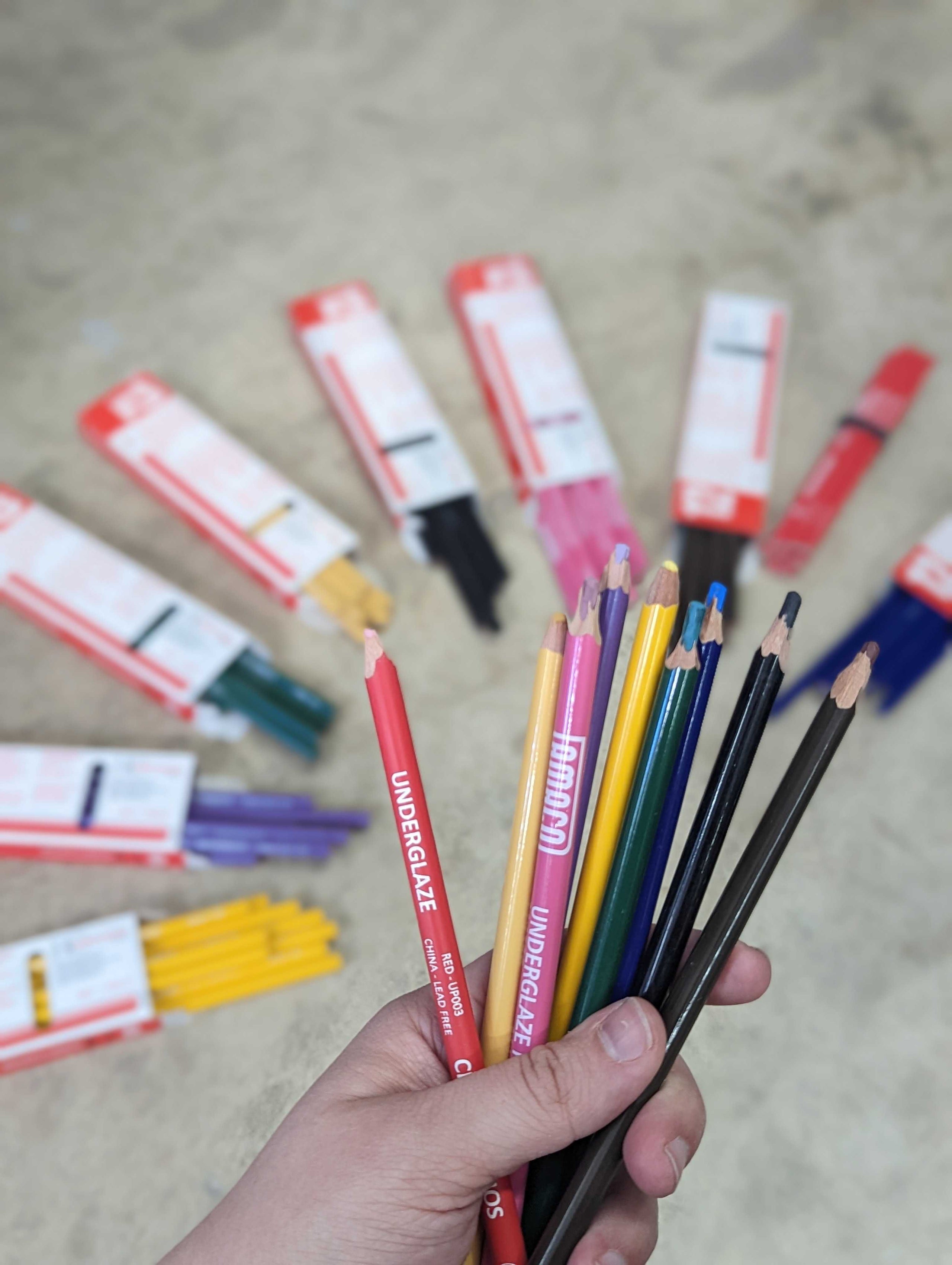 Underglaze Pencils and other Pencils